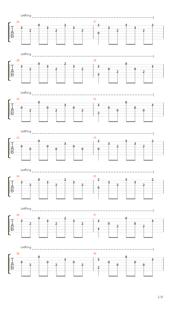 Pike 18 - Track 3吉他谱