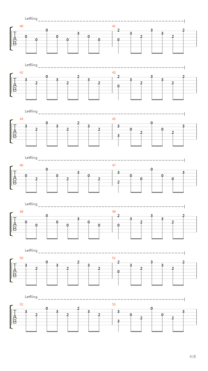 Pike 18 - Track 3吉他谱