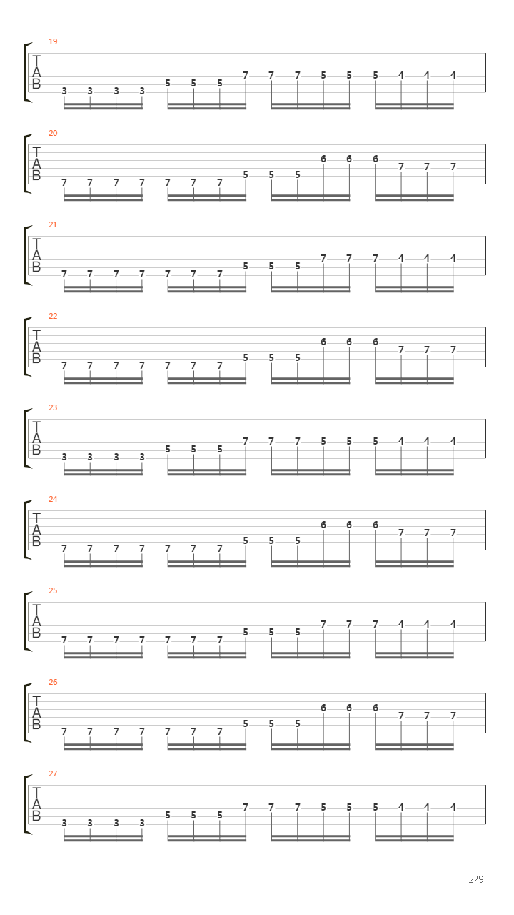 Pike 18 - Track 4吉他谱