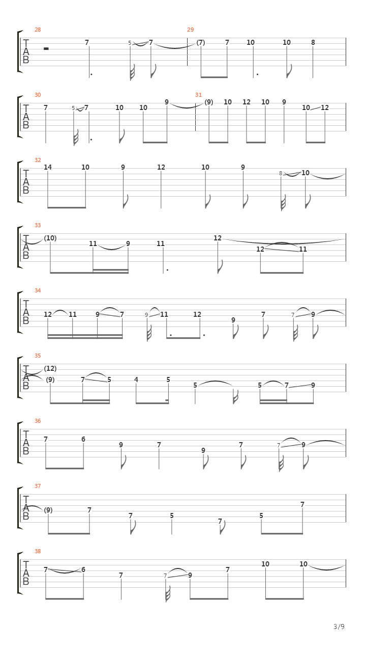 Pike 18 - Track 4吉他谱