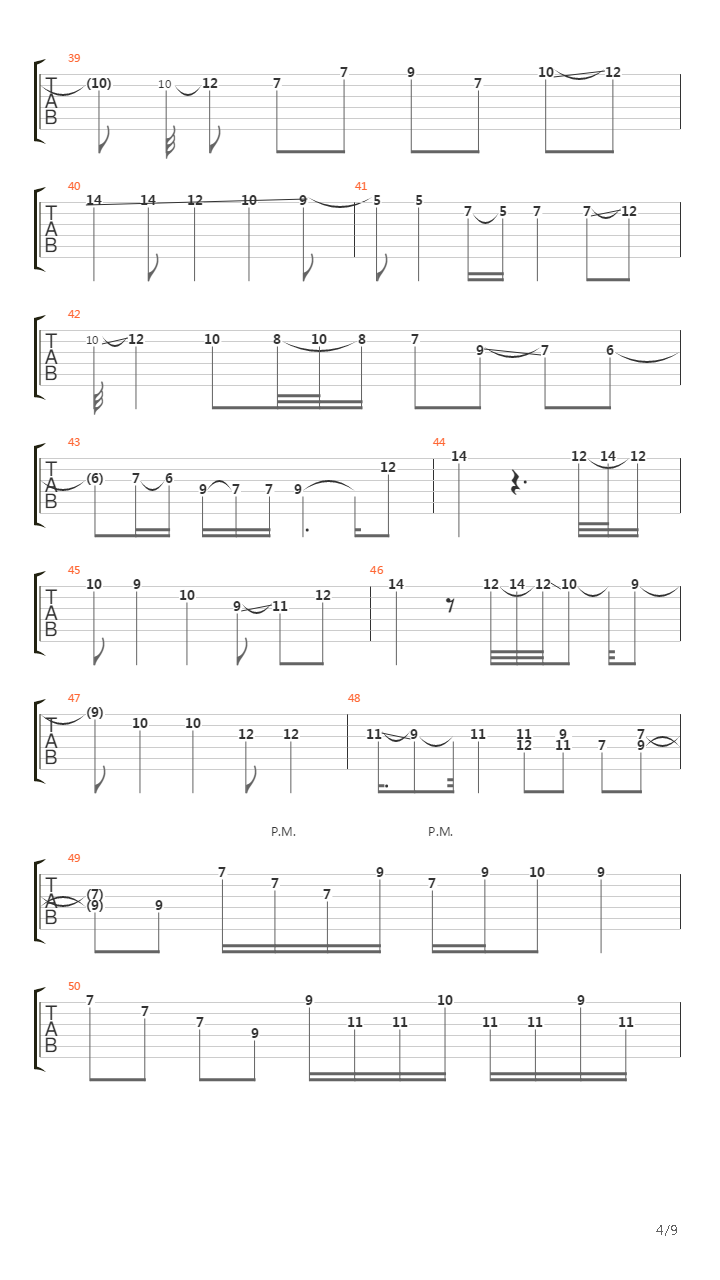 Pike 18 - Track 4吉他谱