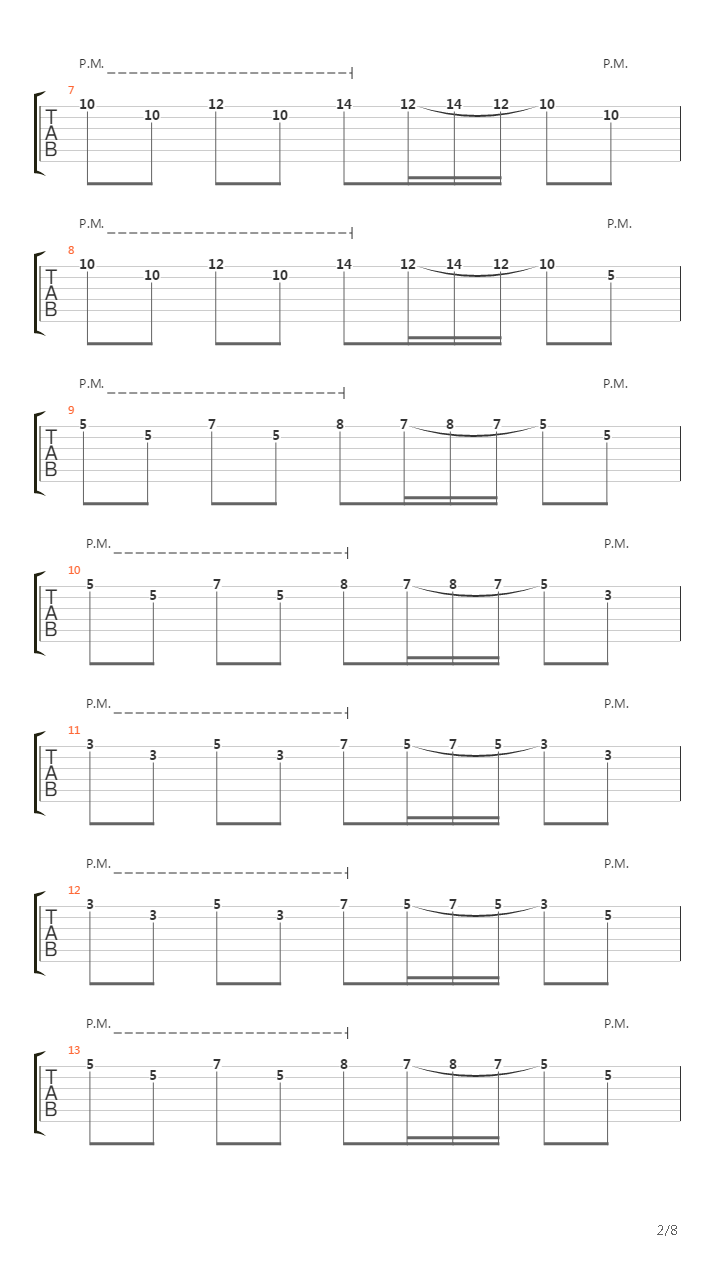 Pike 18 - Track 5吉他谱