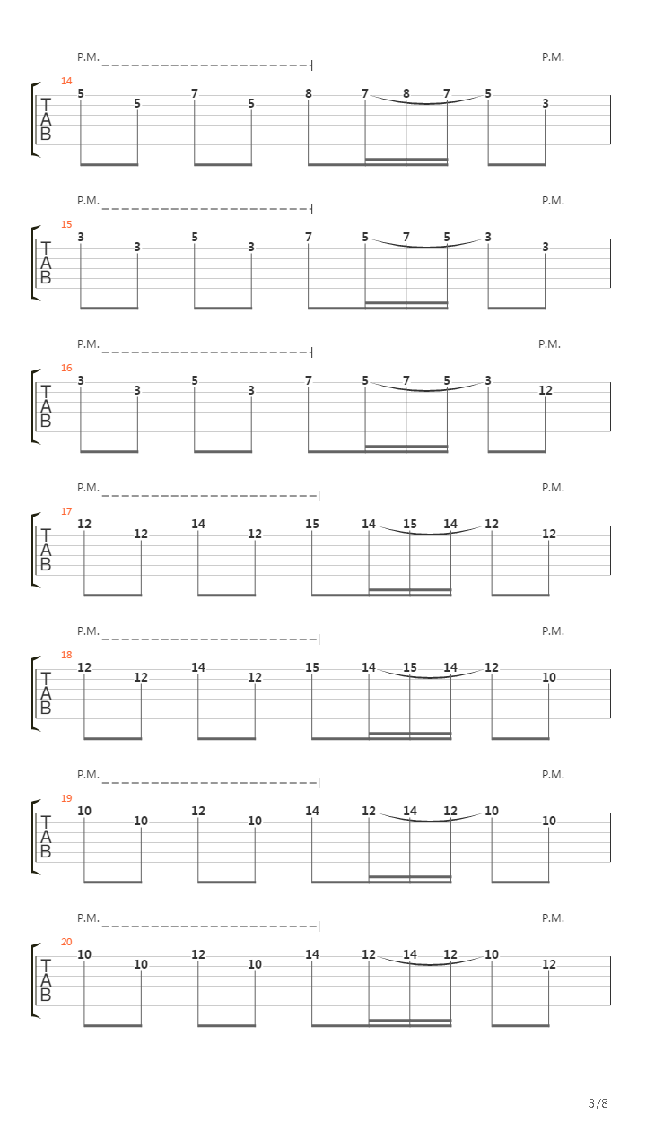 Pike 18 - Track 5吉他谱