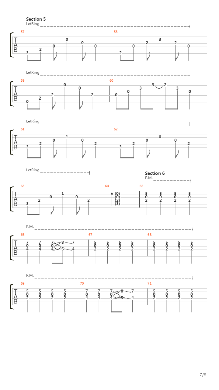 Pike 18 - Track 5吉他谱