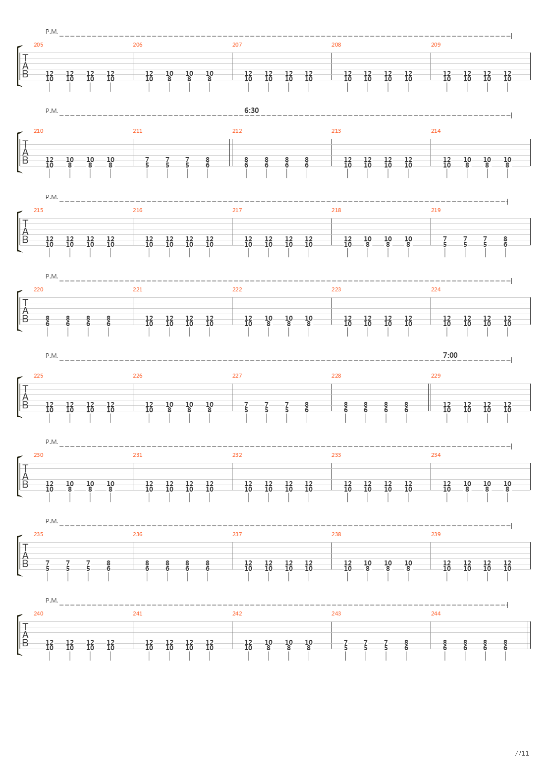 Pike 18 - Track 8吉他谱