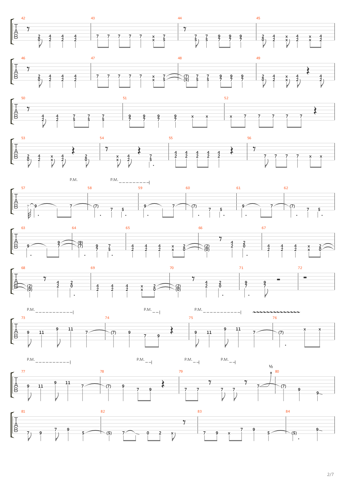 Pike 76 - Track 2吉他谱