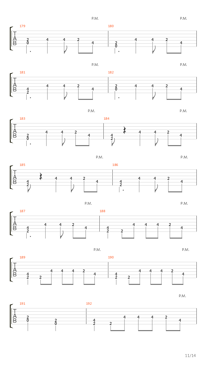 Pike 76 - Track 2吉他谱