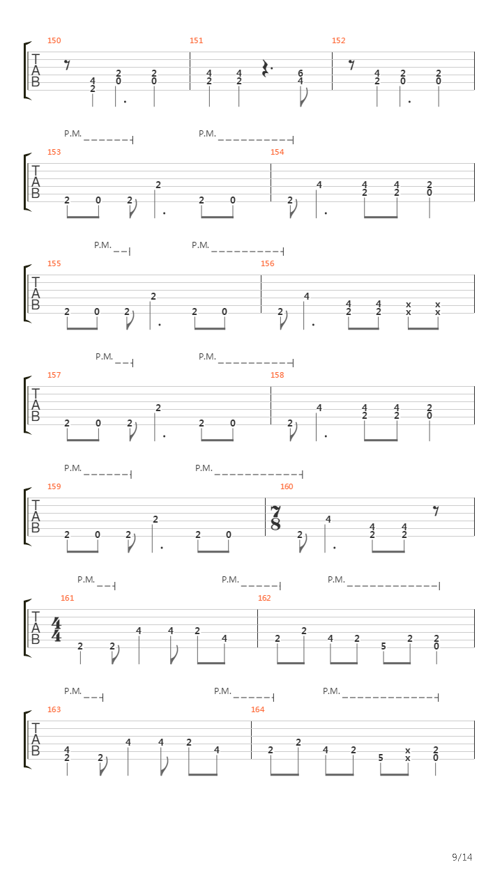 Pike 76 - Track 2吉他谱