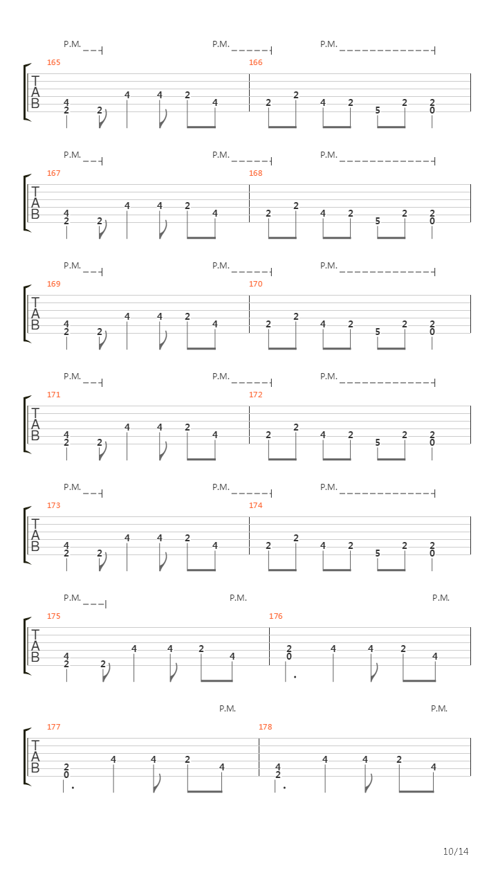 Pike 76 - Track 2吉他谱