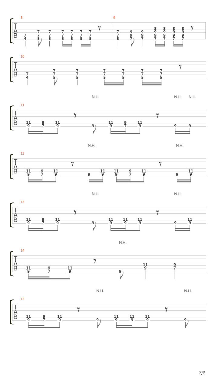 Pike 76 - Track 3吉他谱