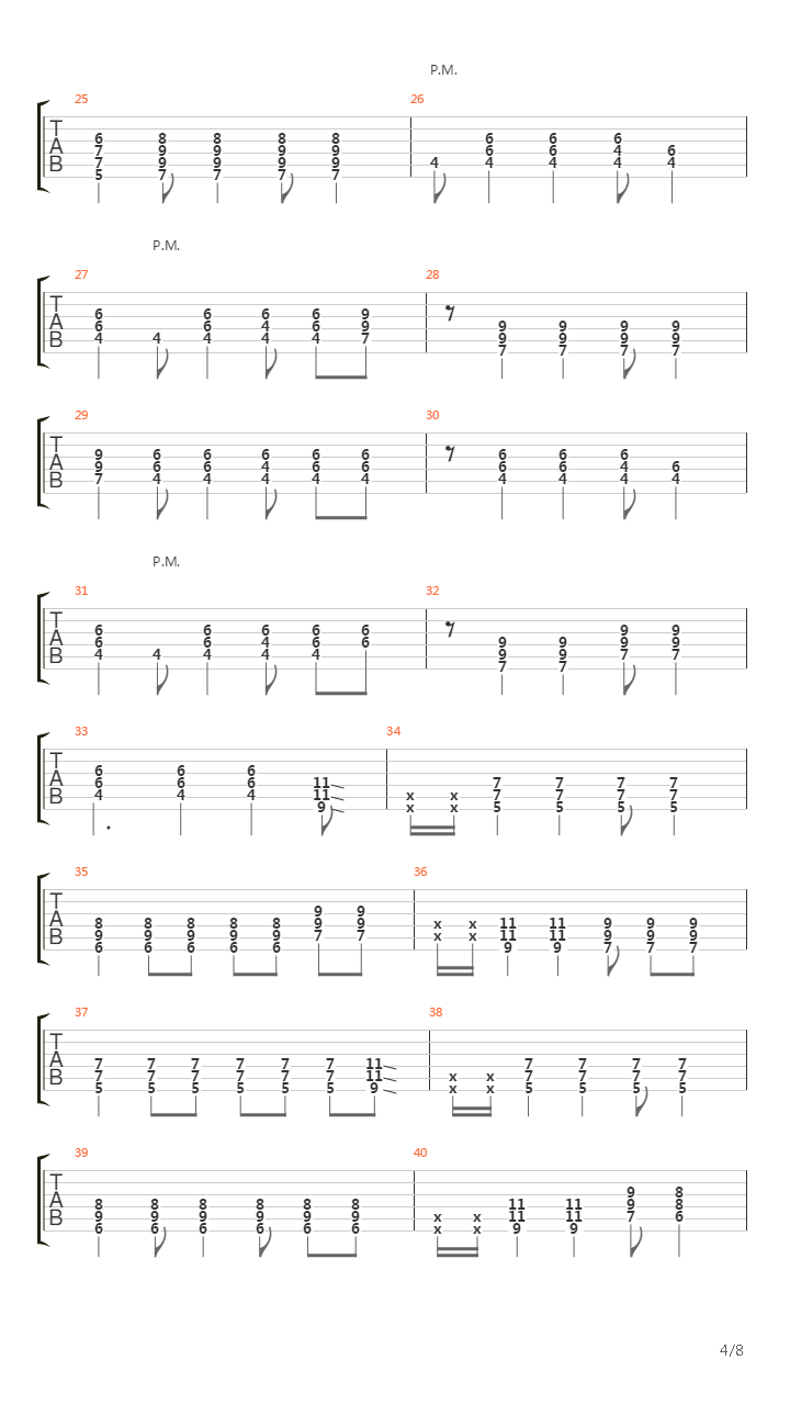 Pike 76 - Track 3吉他谱