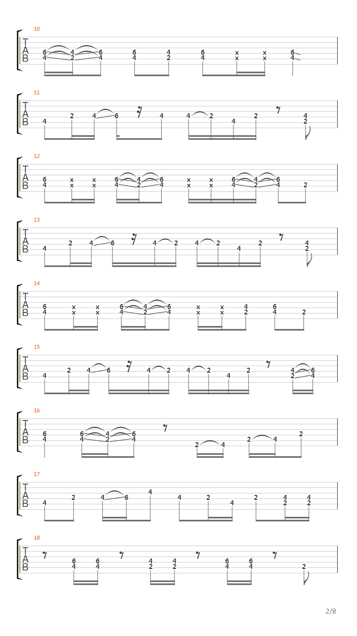 Pike 76 - Track 4吉他谱