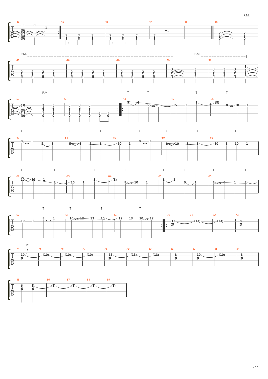 Linger吉他谱