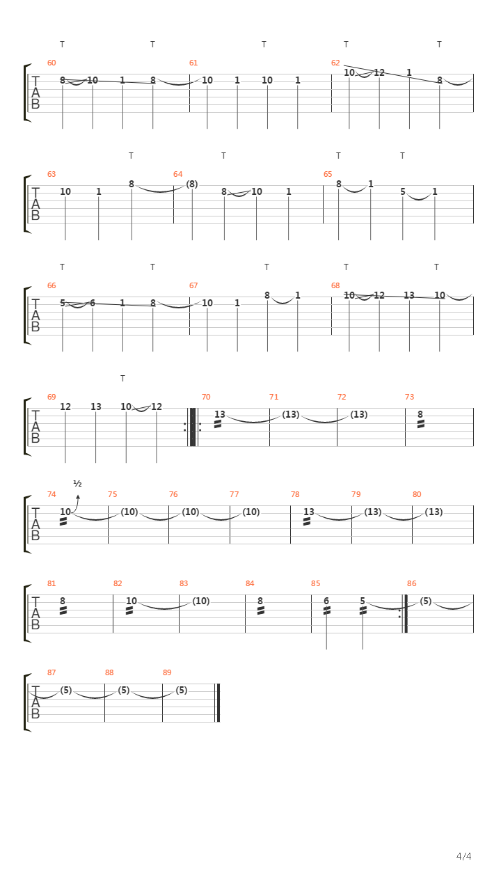 Linger吉他谱