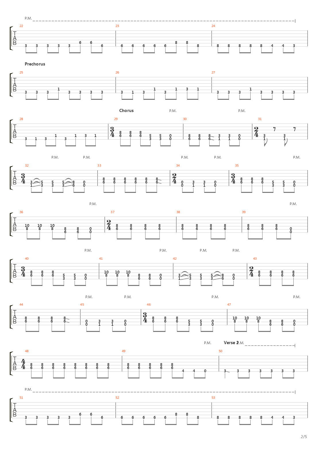 Eraser吉他谱