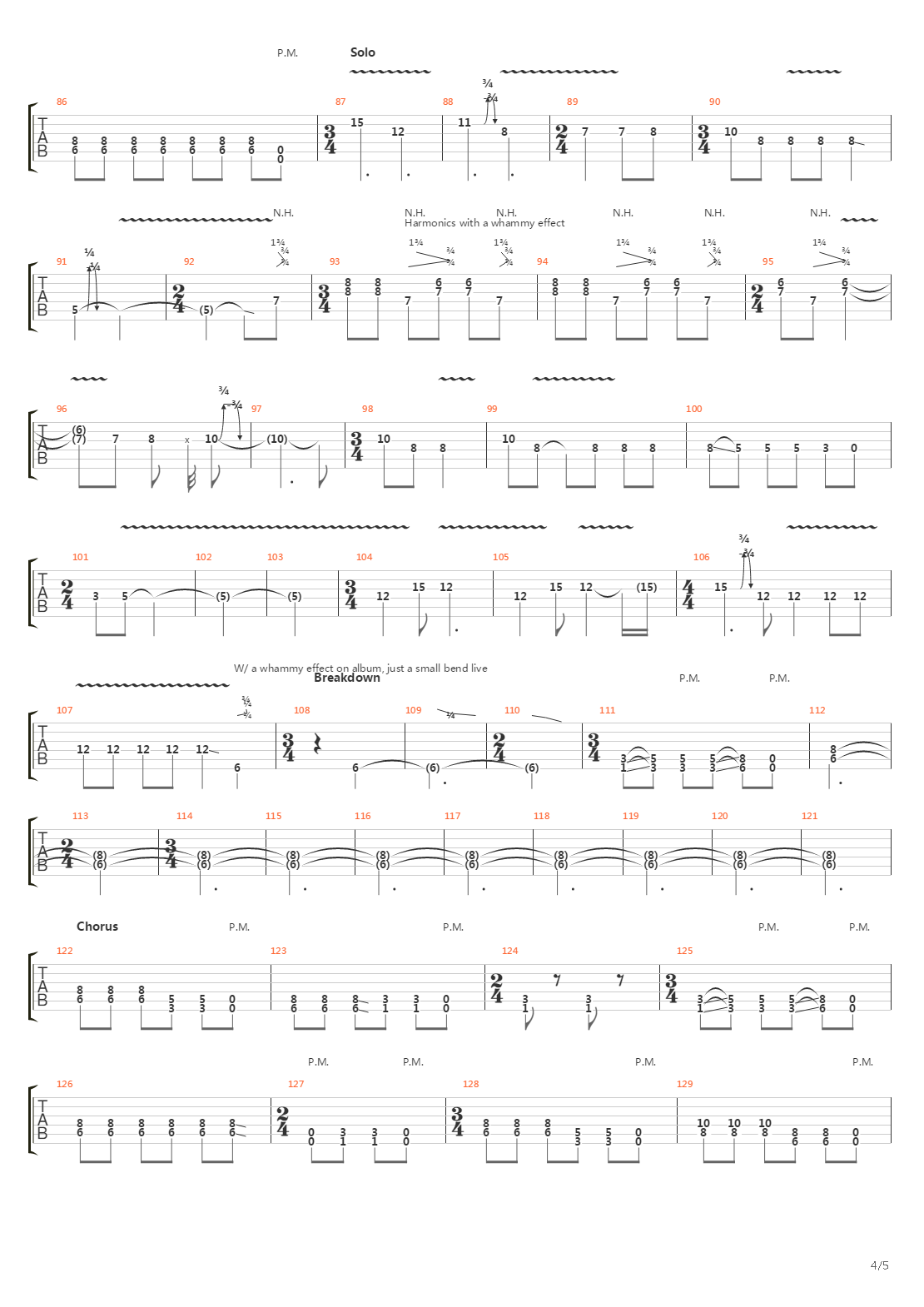 Eraser吉他谱