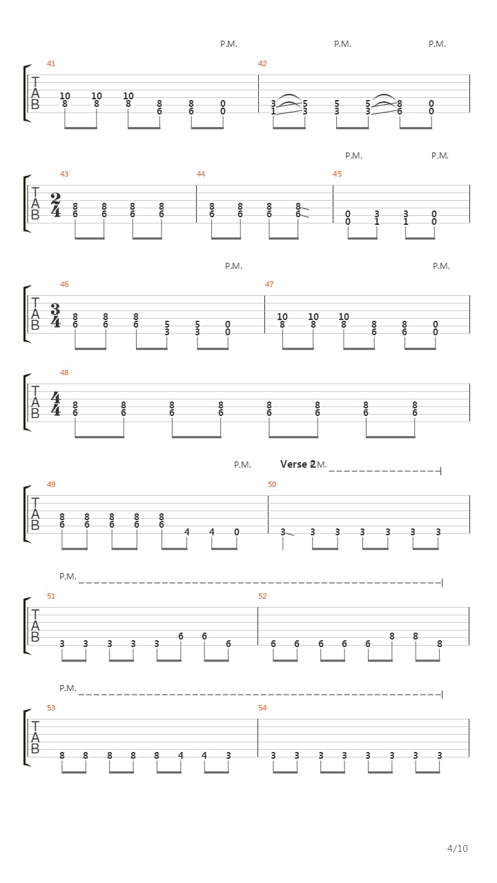 Eraser吉他谱