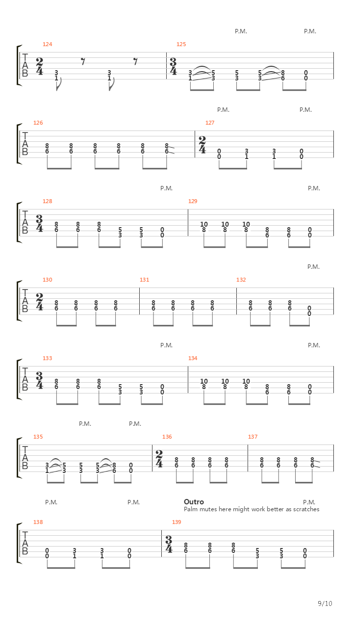 Eraser吉他谱