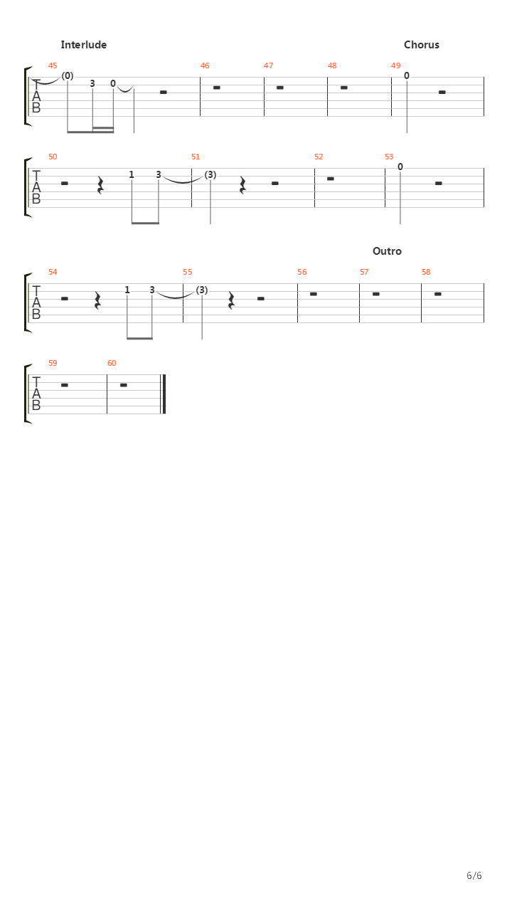 Ghost吉他谱