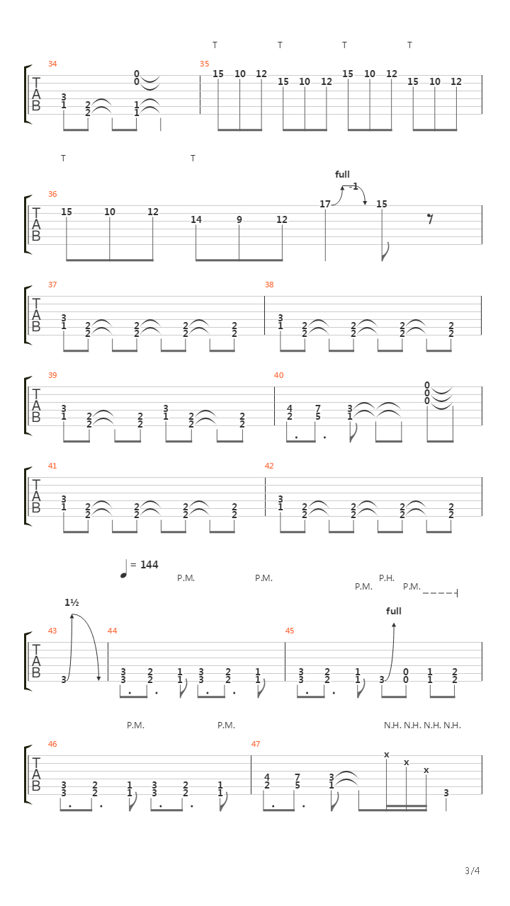 Slave吉他谱