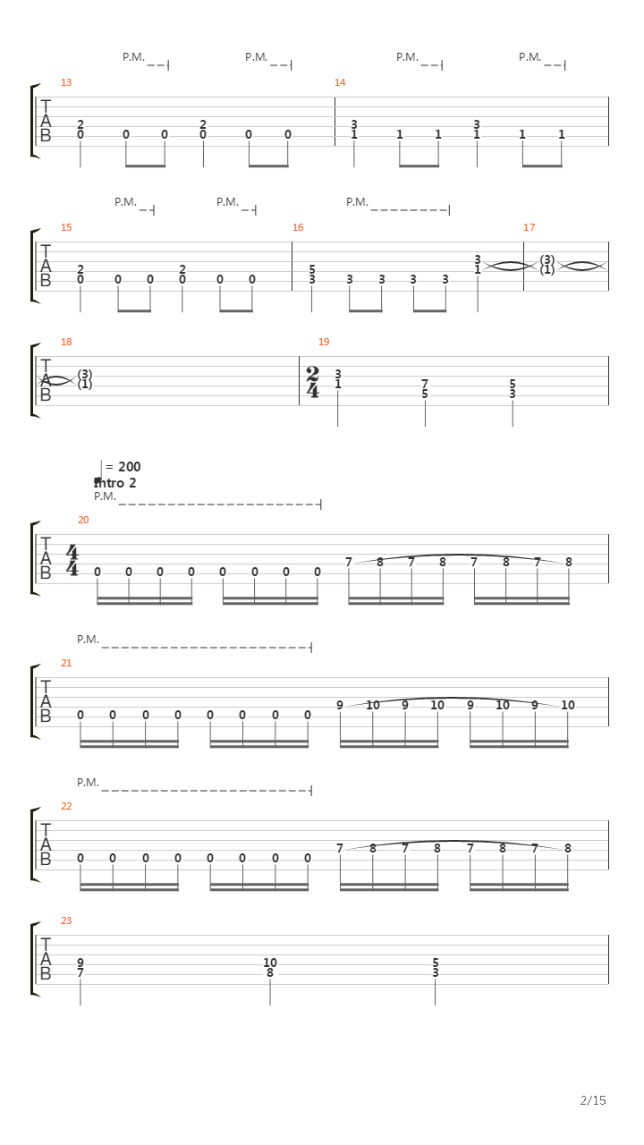Begin The Sacrifice吉他谱