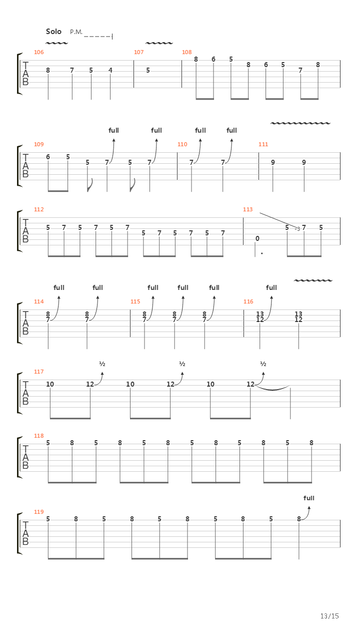 Begin The Sacrifice吉他谱
