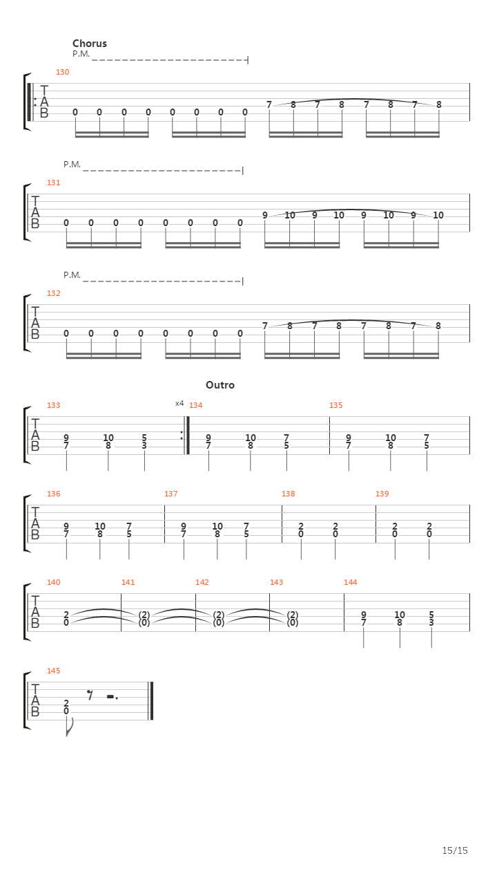 Begin The Sacrifice吉他谱