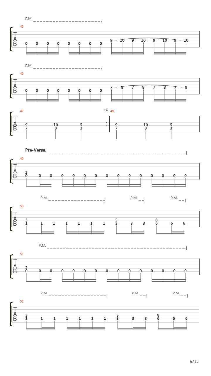 Begin The Sacrifice吉他谱