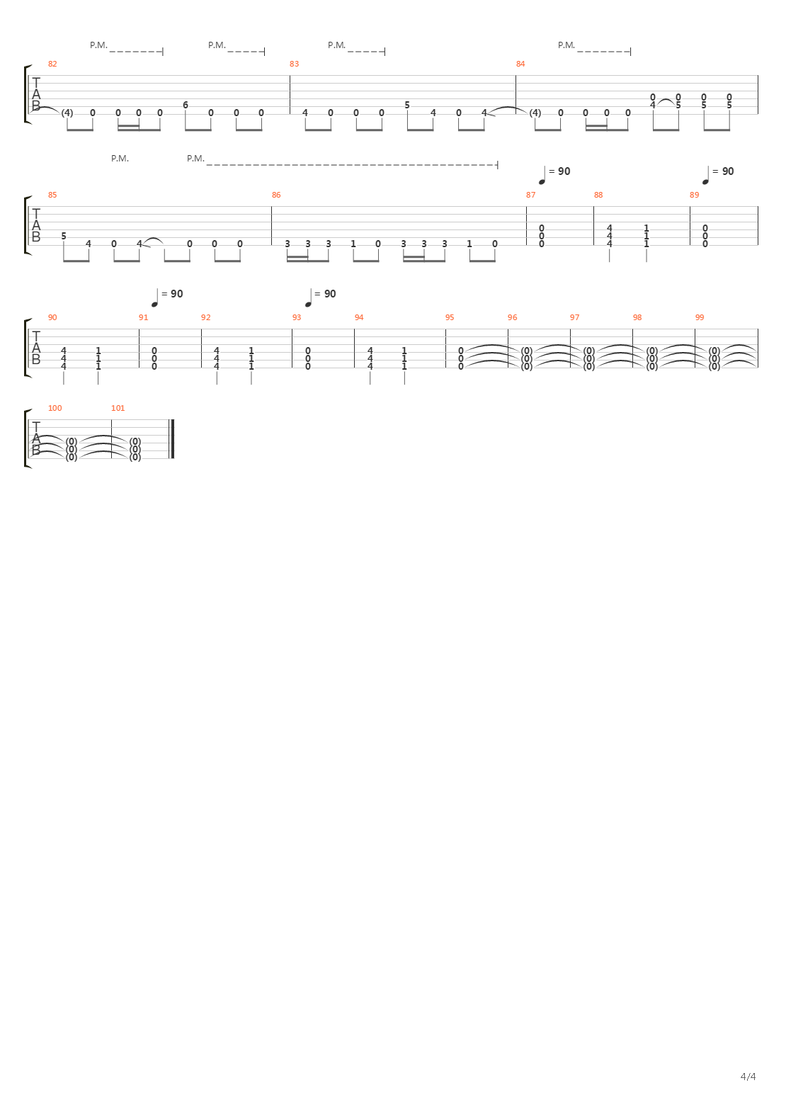 Defiance吉他谱