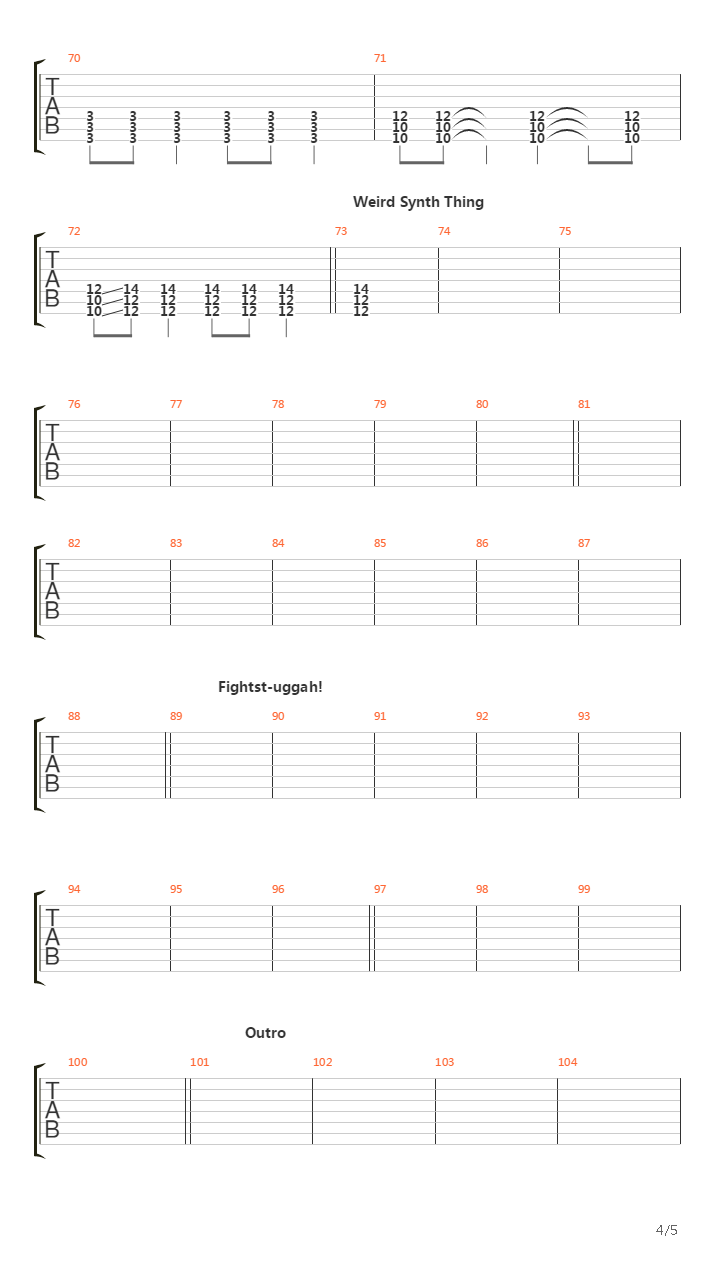 Dive吉他谱