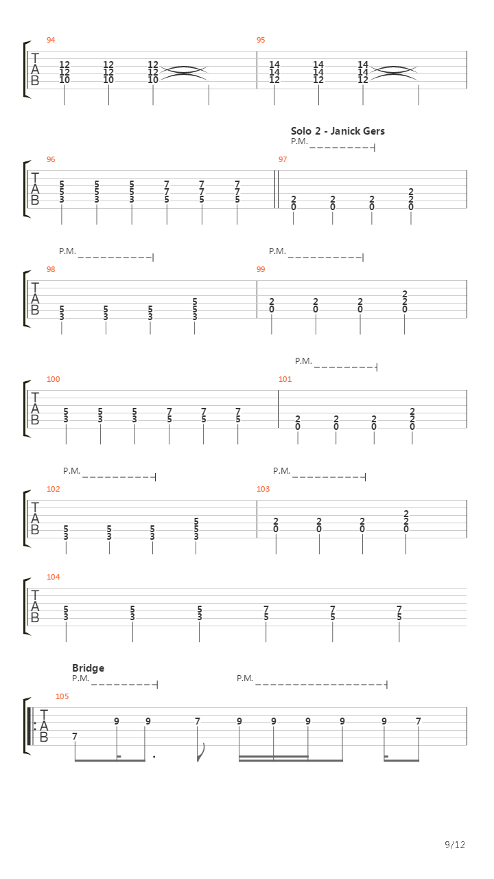 When The River Runs Deep吉他谱