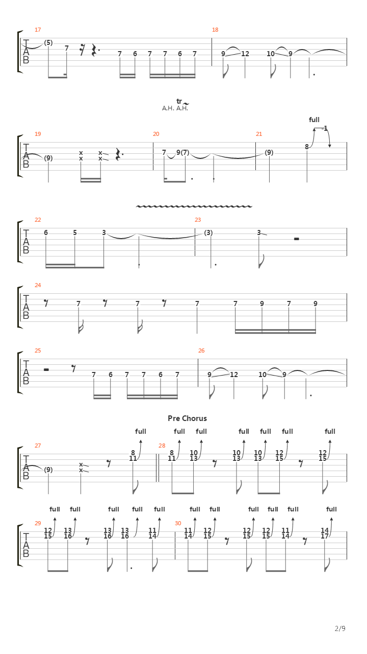 Cataclysmic吉他谱