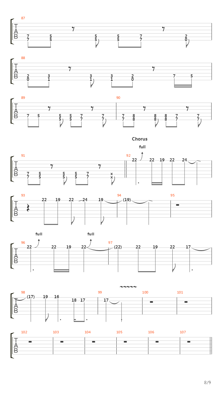 Cataclysmic吉他谱