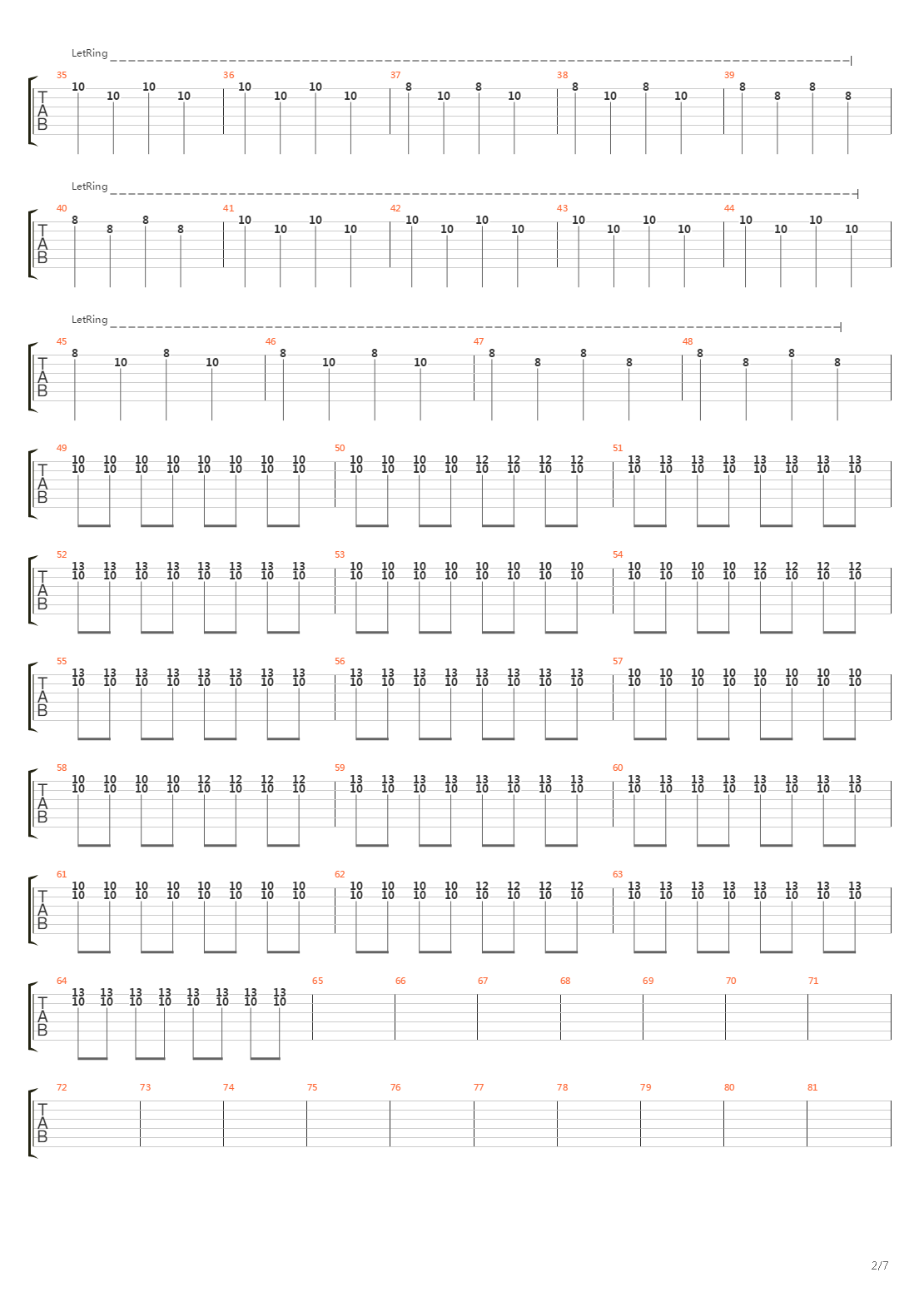 Into The Black Wide Open吉他谱