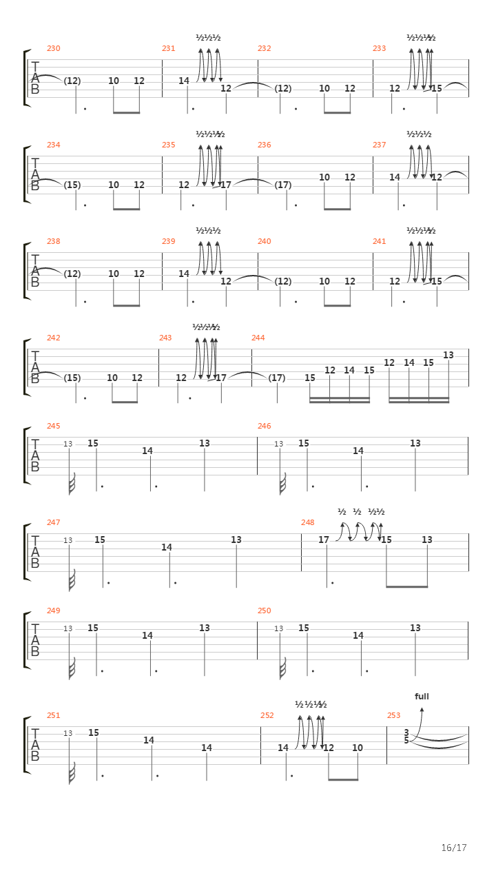 Into The Black Wide Open吉他谱