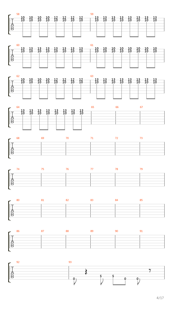 Into The Black Wide Open吉他谱