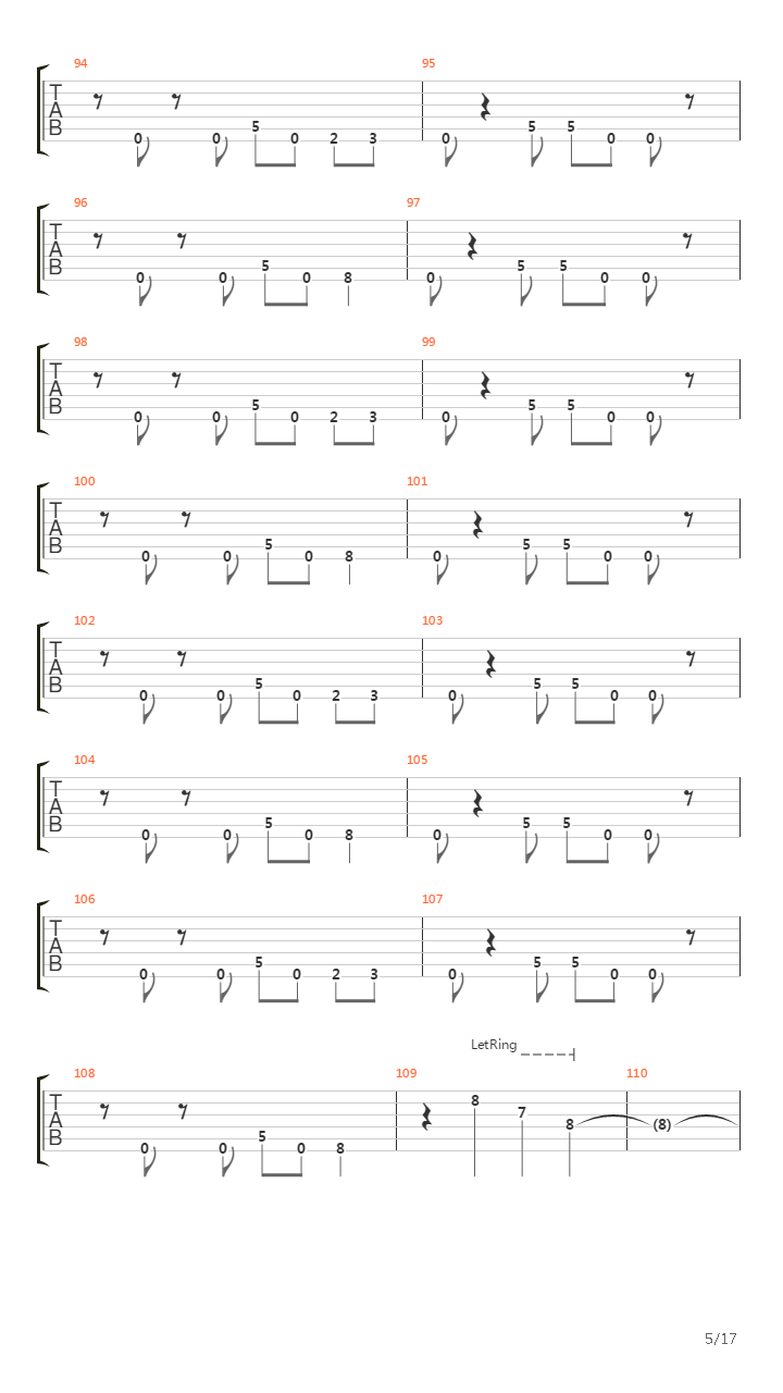 Into The Black Wide Open吉他谱