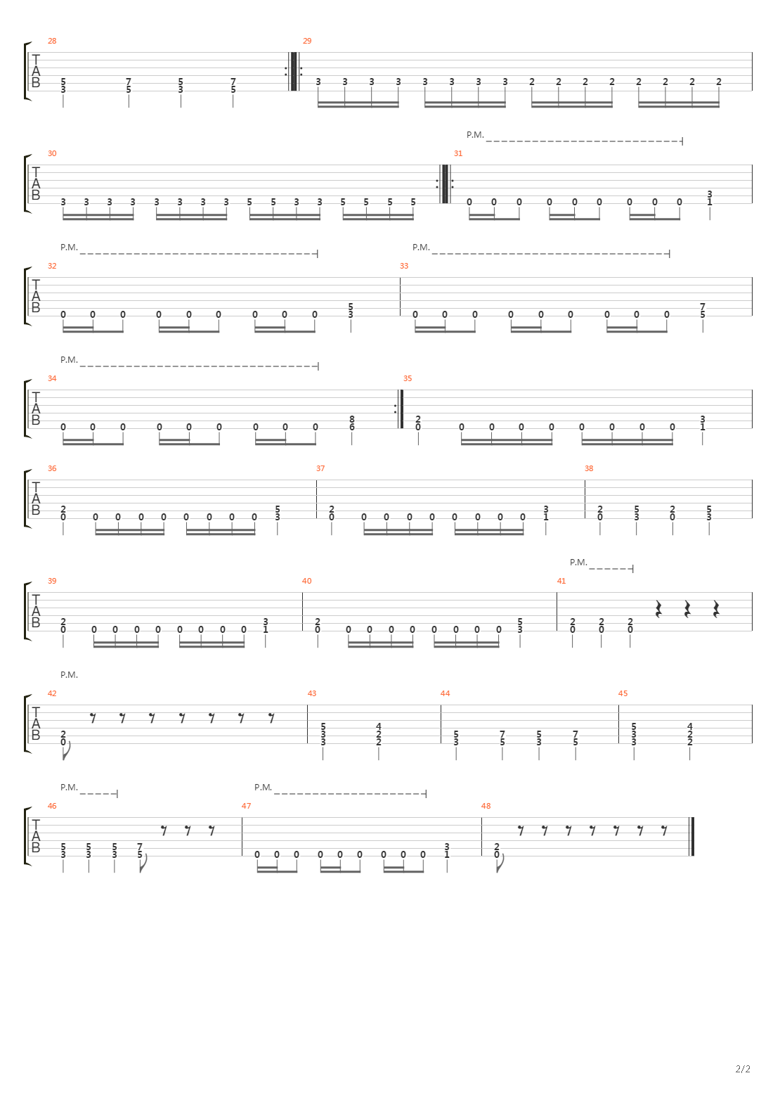 Centuries Of Lies吉他谱