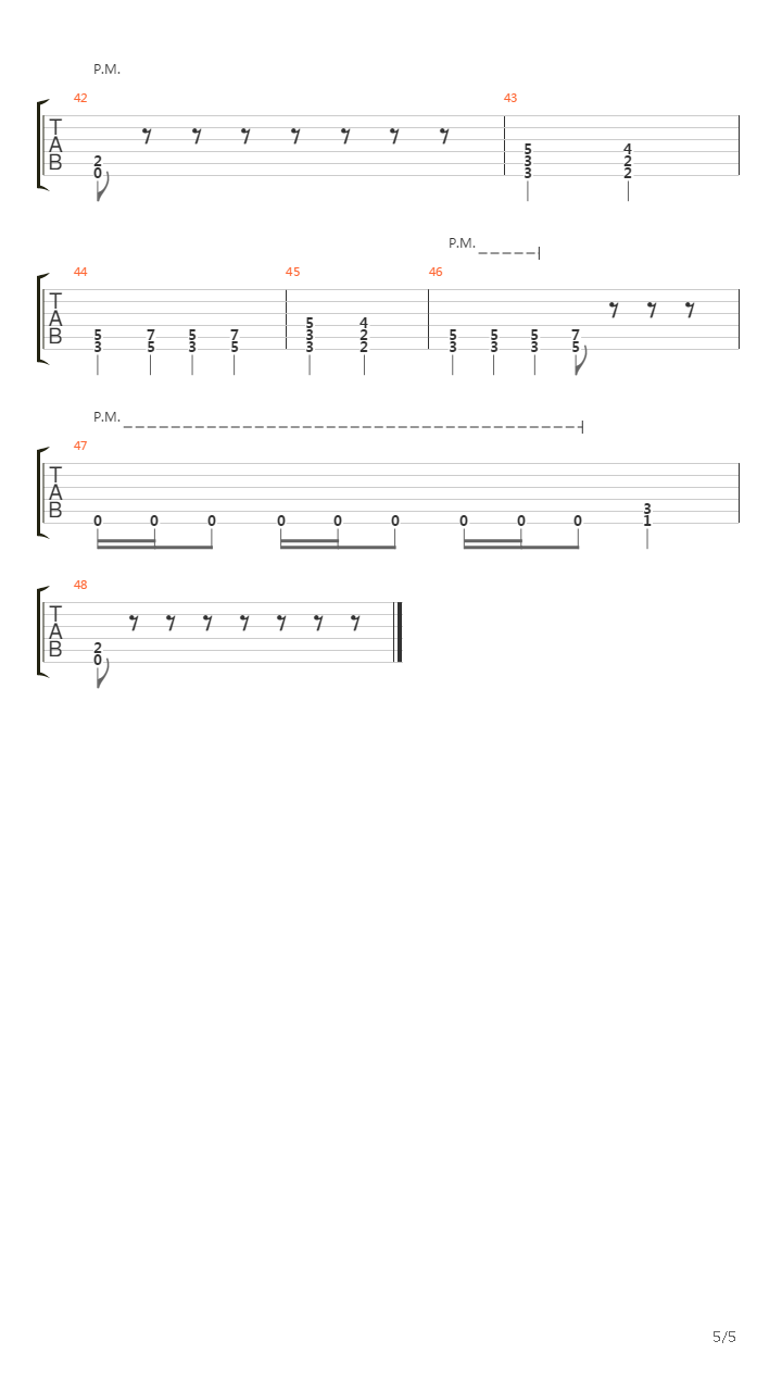 Centuries Of Lies吉他谱