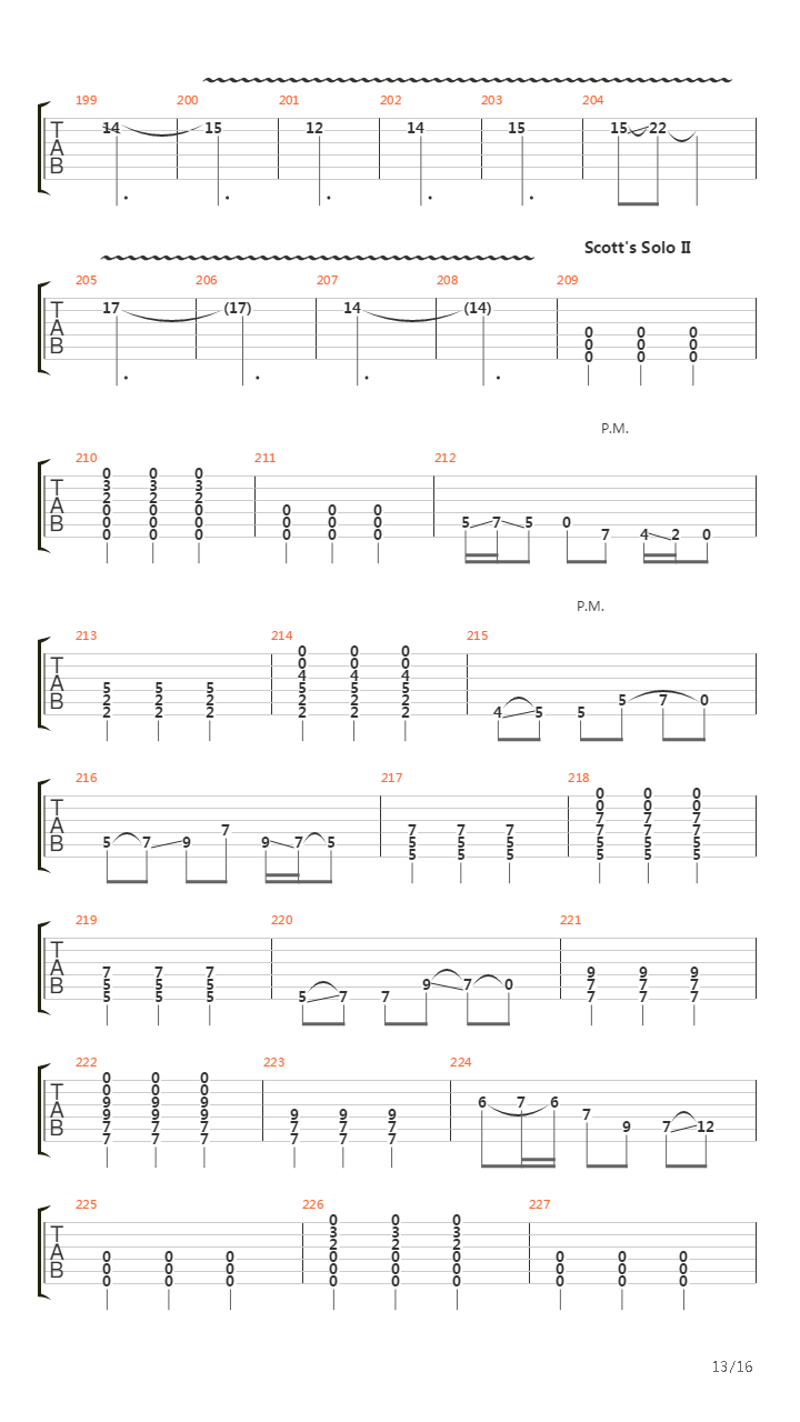 87吉他谱