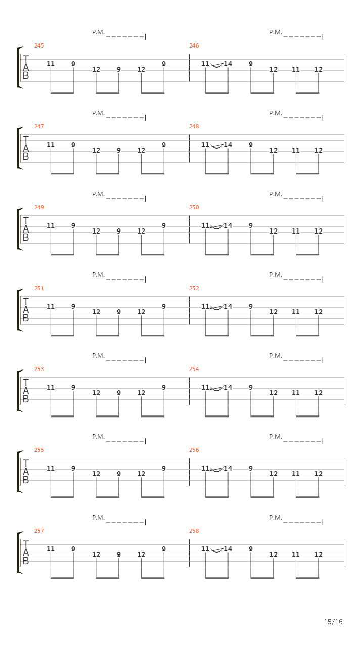 87吉他谱