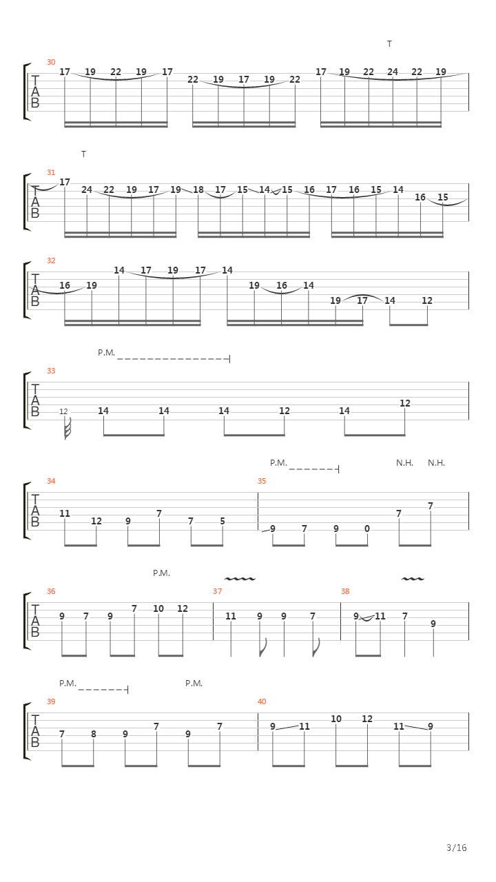 87吉他谱