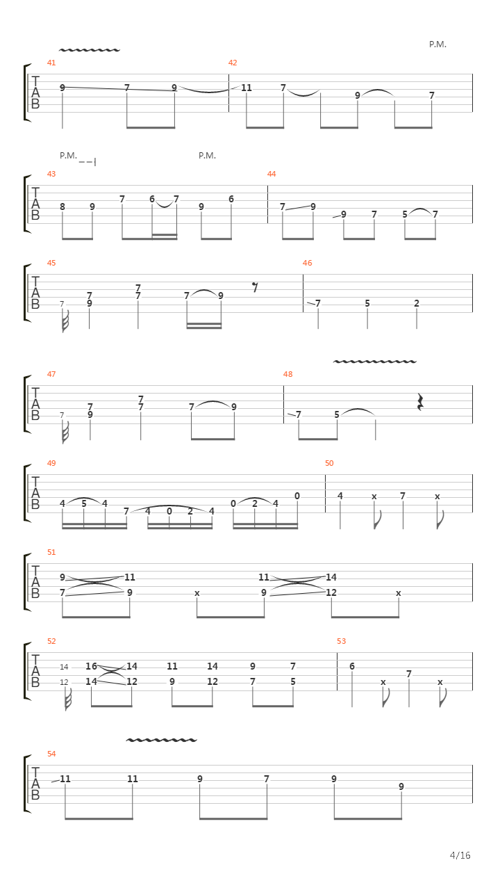 87吉他谱