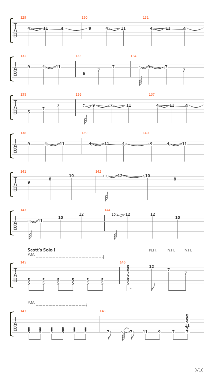 87吉他谱