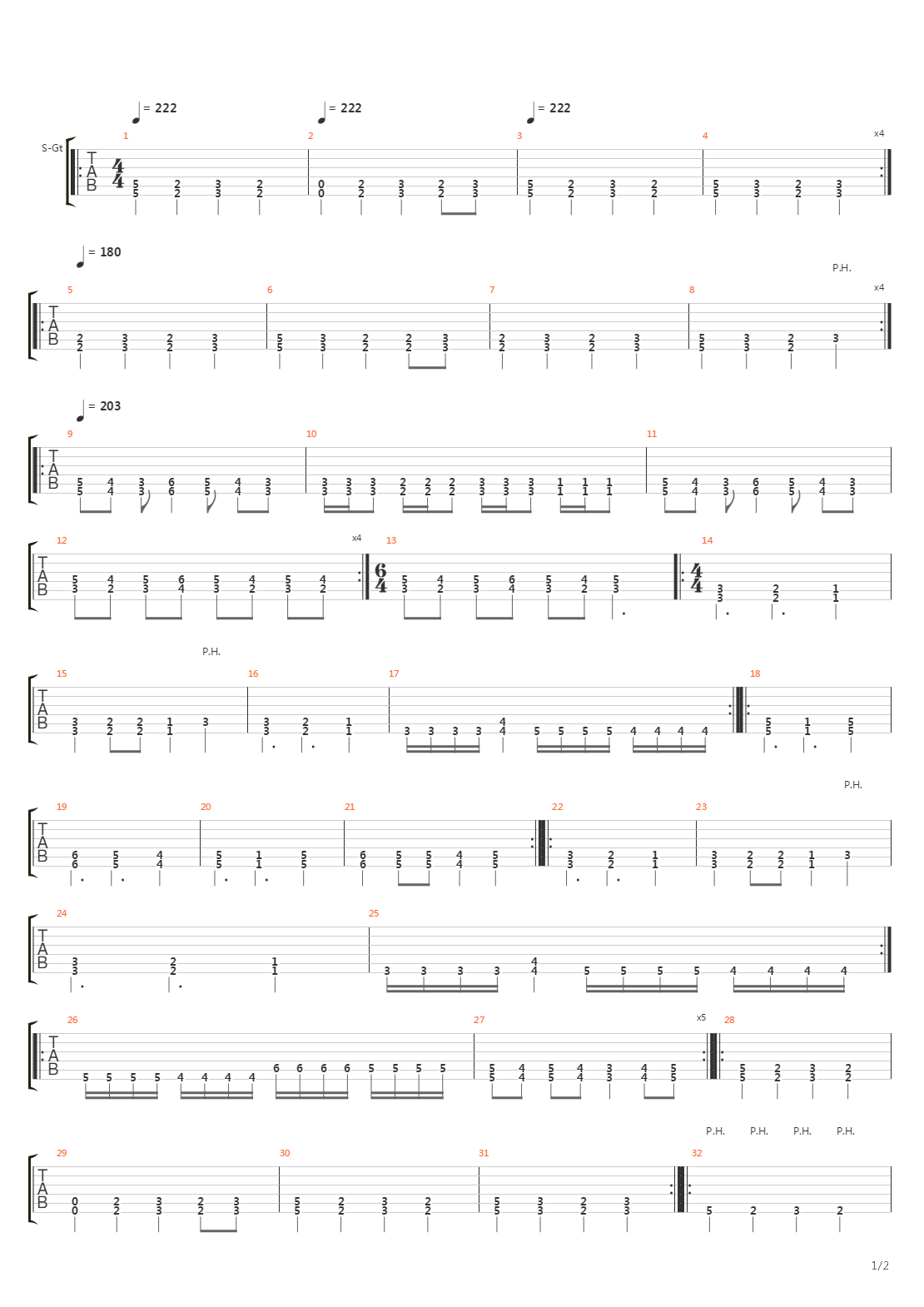 Distribution For Devourment吉他谱