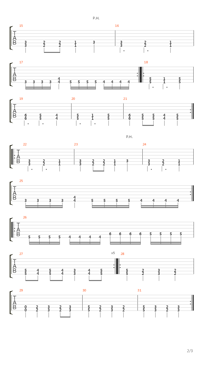 Distribution For Devourment吉他谱