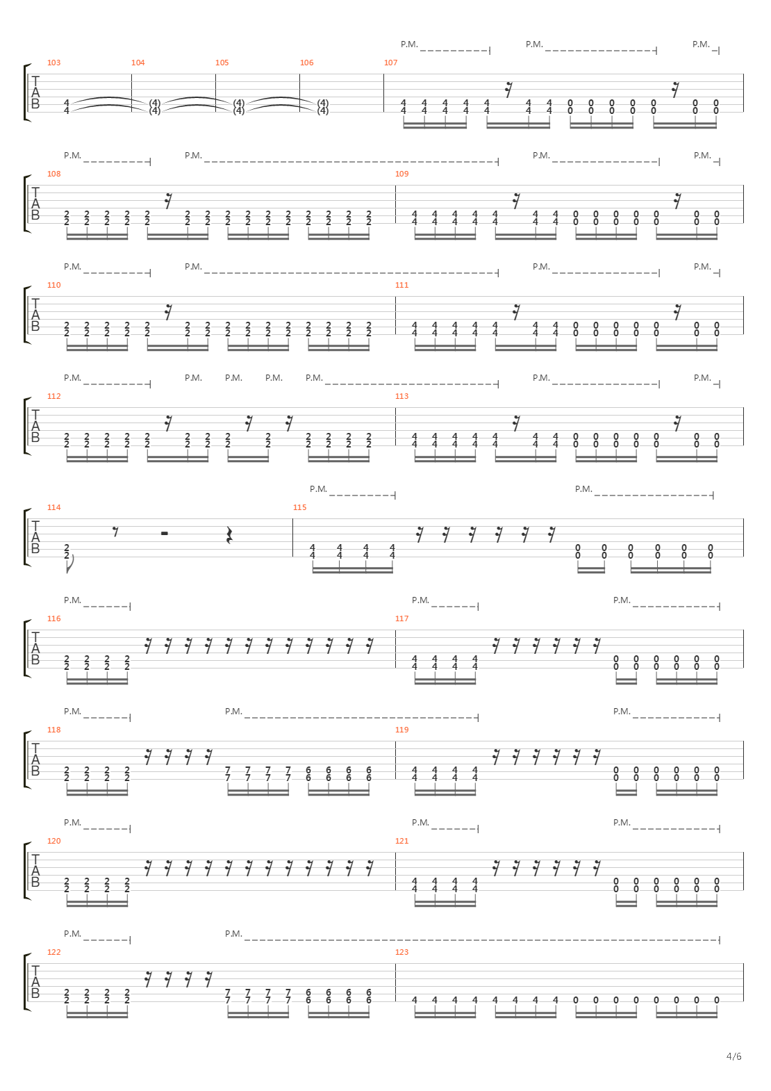 Destroyer吉他谱