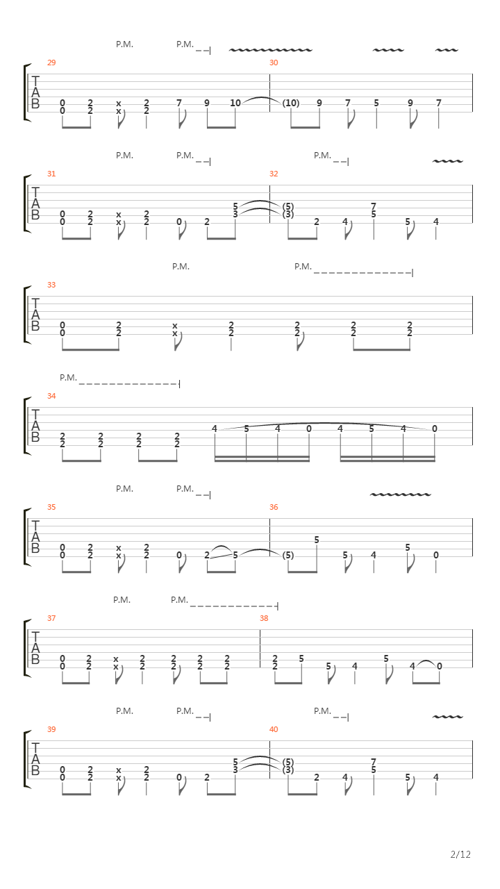 Destroyer吉他谱