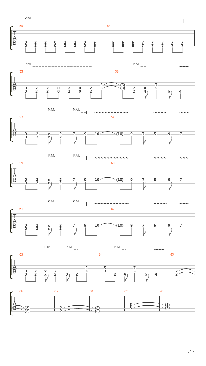 Destroyer吉他谱