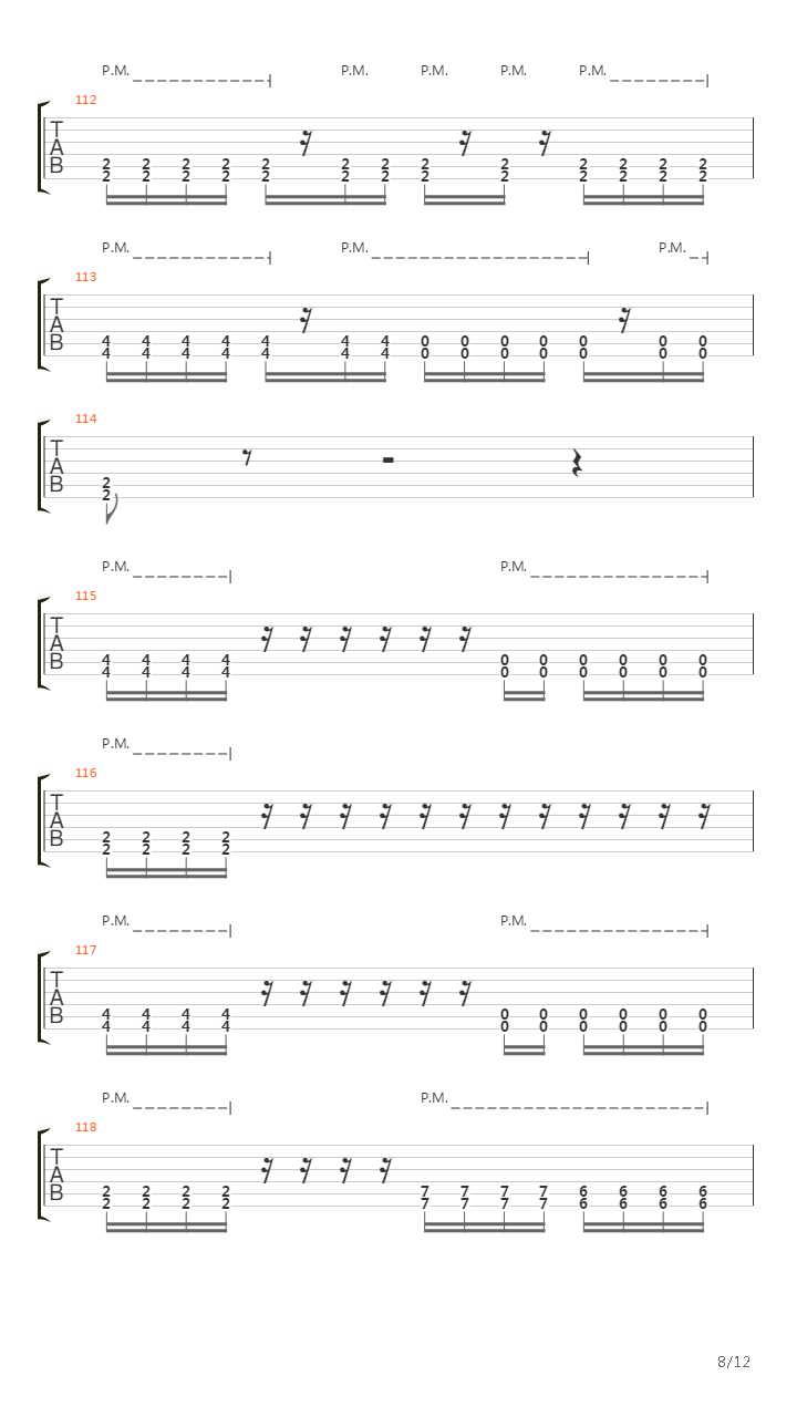 Destroyer吉他谱